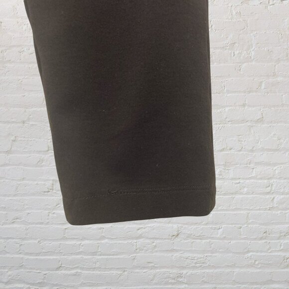 Eileen Fisher Wren Brown Stretch Crepe Slim Ankle Pants Pull-On Size 4 - Picture 8 of 11